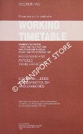 Working Timetable of Passenger & Parcels trains - Section YG - Diggle, Leeds to Scarborough & Branches - Mondays to Fridays 17 May 1993 to 27 May 1994; Saturdays and Sundays 22 May 1993 to 3 October 1993 by British Railways Regional Railways - North East
